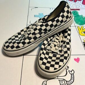 Size 8.5 Checkered Vans